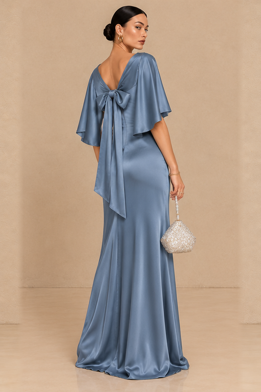 Serena Satin Maxi Dress