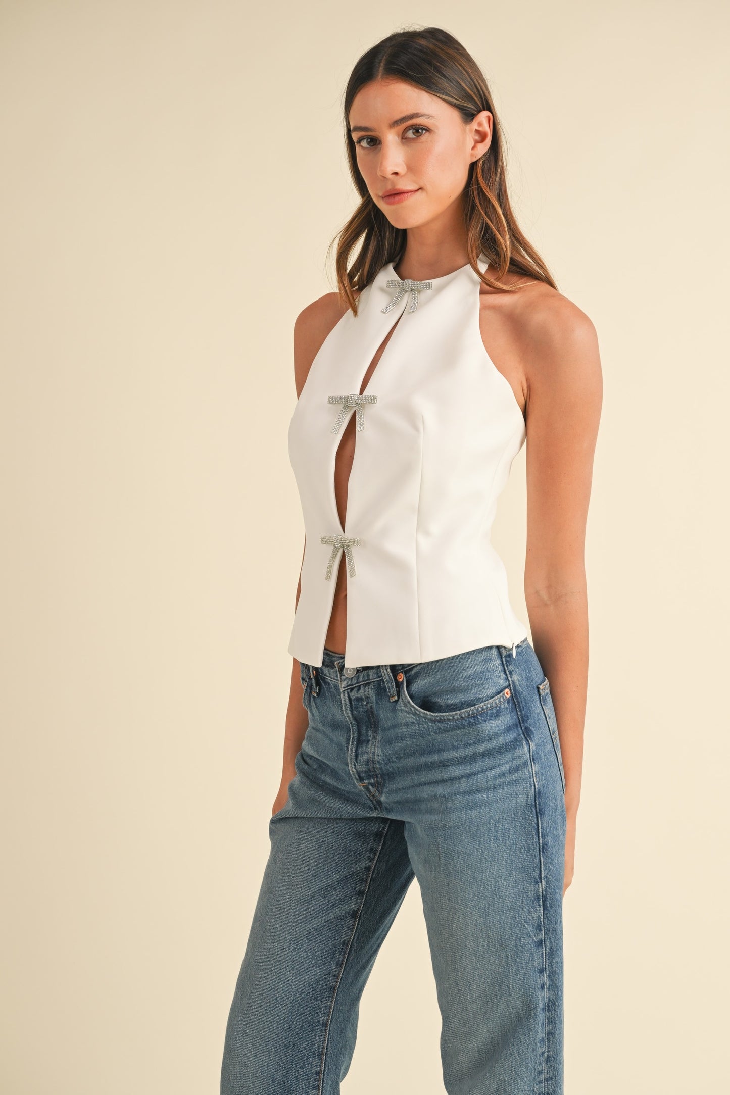 Bow Halter Top