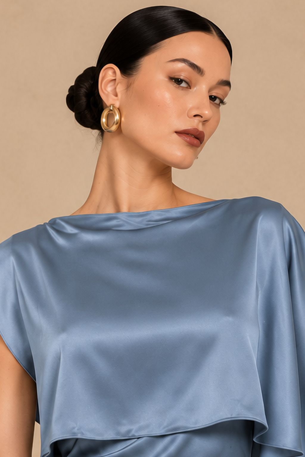 Serena Satin Maxi Dress