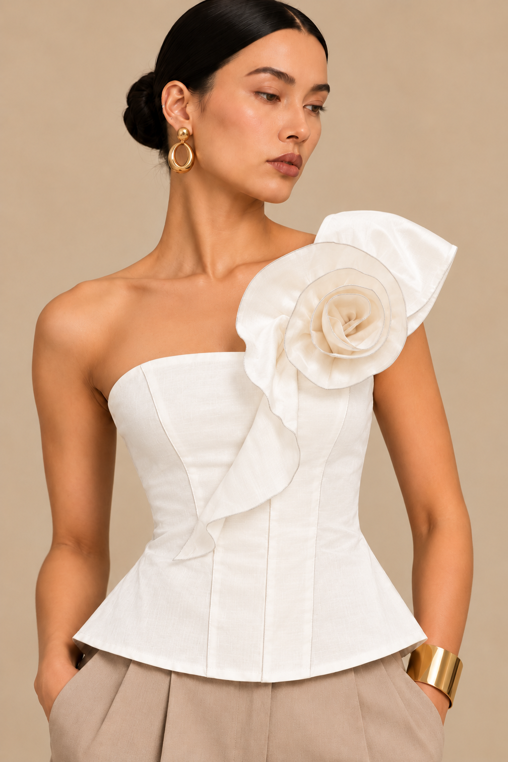 Amelia Rosette Top